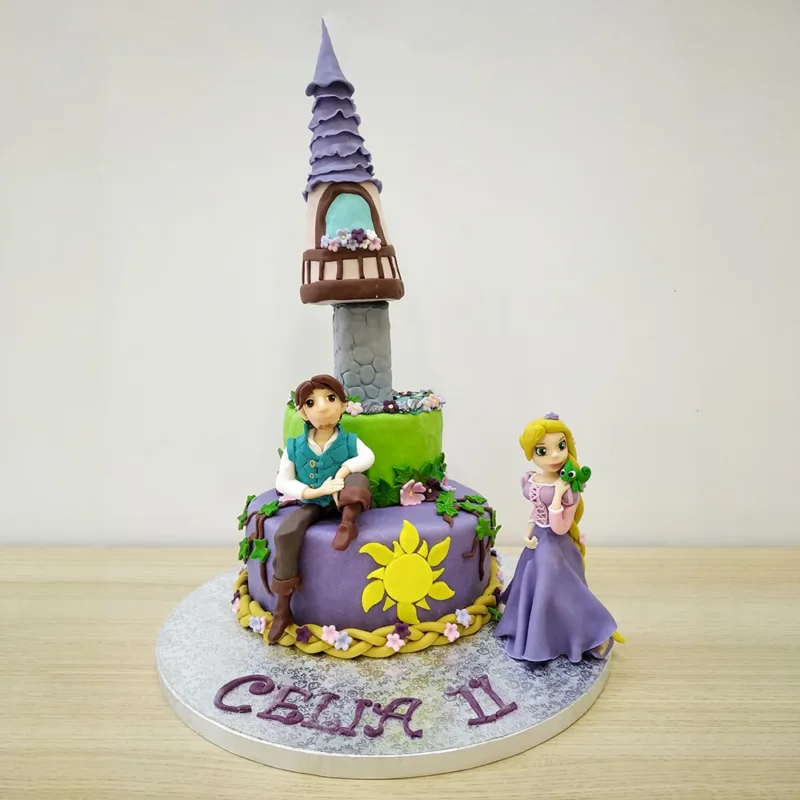 Rapunzel con castillo